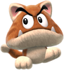 A Goomba with cat-like features from Super Mario 3D World + Bowser's Fury. It is not to be confused with a Cat Goomba, a similar-looking enemy with different abilities from the original Wii U game.