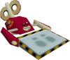 Rendered 3D model of the Heave-Ho enemy in Super Mario 64.