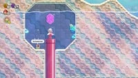 The first 10-flower coin in the level Robbird Cove in Super Mario Bros. Wonder
