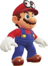 Artwork of Mario from Super Mario Odyssey. It was potentially cropped from an in-game screenshot by the producers of the guide.