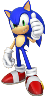 Artwork of Sonic the Hedgehog for Mario & Sonic at the Rio 2016 Olympic Games Arcade Edition