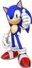 Artwork of Sonic the Hedgehog for Mario & Sonic at the Rio 2016 Olympic Games Arcade Edition