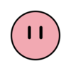 Kirby's stock icon in Super Smash Bros. Ultimate.