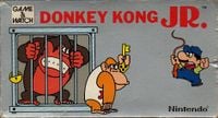 Box art, which shows the group artwork featuring Donkey Kong, Donkey Kong Jr. and Mario.