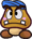 A beta image of Goombario, for Super Paper Mario.