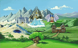 A completely unlocked world map from Hotel Mario