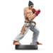 The amiibo figure of Kazuya Mishima from the Super Smash Bros. line.
