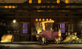Luigi in the Garage of Gloomy Manor.