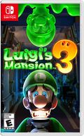 The front cover of Luigi's Mansion 3