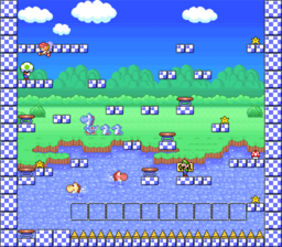Level 2-6 map in the game Mario & Wario.