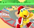 An unused course icon for SNES Mario Circuit 1R/T featuring Red Koopa (Freerunning)