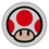 Toad's emblem from Mario Kart Tour