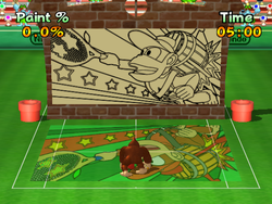 Artist on the Court, from Mario Power Tennis