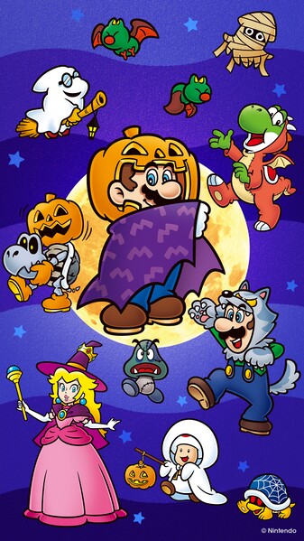 File:My Nintendo Halloween 2023 wallpaper smartphone.jpg