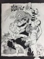 Illustration essay of Super Mario Sunshine by Akira Himekawa, posted on the October 2002 volume of Nintendo DREAM