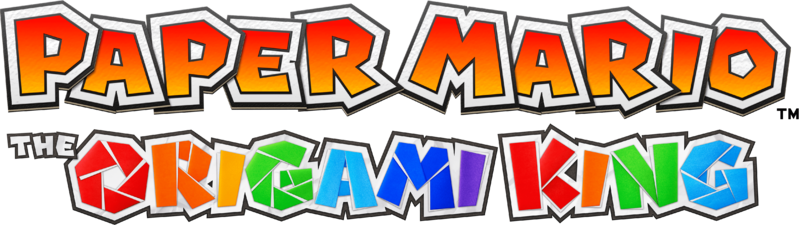 File:Paper Mario The Origami King English logo.png