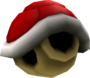 Rendered model of a Red Shell in Super Mario Galaxy.