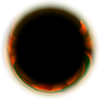 The sprite (by technical definition, even if it is incredibly large) of the black hole obstacle in Super Mario Galaxy.