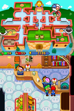 Shroom Shop from Mario & Luigi: Partners in Time