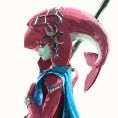 Option in a Valentine's Day Play Nintendo opinion poll on which character is sweetest. Original filename: <tt>1x1-Vday_2018_mipha.6ef5f3152e16d0ba.jpg</tt>