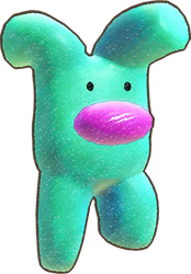 Official artwork of a Taggit in Yoshi and the Mysterious Book