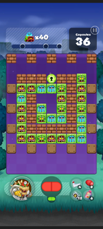 Stage 141 from Dr. Mario World