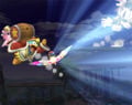 Mario using the Dragoon in a Super Smash Bros. Brawl screenshot