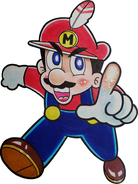 File:Fire Mario SML2 KC Mario.png