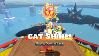 Collecting a Cat Shine in Bowser's Fury