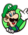 Luigi's selected character icon.
