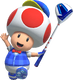 Artwork of Toad in Mario Golf: Super Rush