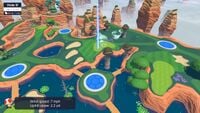 Hole 9 of Shelltop Sanctuary's Amateur layout from Mario Golf: Super Rush