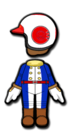 Toad Mii racing suit from Mario Kart 8 Deluxe
