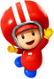 Red Toad (Pit Crew) from Mario Kart Tour