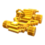Gold 8-Bit Pipe Frame from Mario Kart Tour