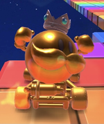 King Bob-omb (Gold) performing a trick.