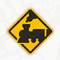 A sticker in Mario Kart World