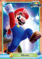 The Super Mario Galaxy Mario Trading Card