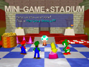 Mini-Game Trial in Mario Party 2