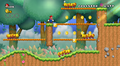 Bridges in World 5-2 of New Super Mario Bros. Wii