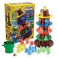 Gura Gura (Shaky Game), with Mario figurines. There are two ways to play the game: placing figurines without disrupting the tower, or launching the pieces into the tower pieces. Up to four players can participate in the game. This was created by Epoch.[6]