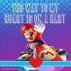 Valentine's Day card featuring Mario Kart 8 Deluxe artwork of Mario