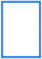 Blue arrow border