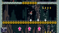 An underground level in the Super Mario World feauturing unnamed enemies spewing tornadoes.