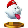 Boo Mario trophy from Super Smash Bros. for Wii U