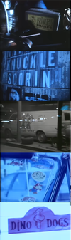 Mario character artwork in the "White Knuckle Scorin'" style as seen in flashes of the official Roy Orbison "I Drove All Night" video. This video seems to have been made posthumously, in connection with the actual White Knuckle Scorin' CD.