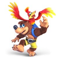 Artwork of Banjo & Kazooie from Super Smash Bros. Ultimate