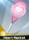 A Pro Tennis Gear Heart Racket card from Mario Sports Superstars