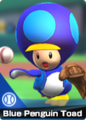 A Sub Character Card featuring Blue Penguin Toad throwing a baseball