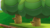 A Delfino Oak Tree from Mario Kart Wii